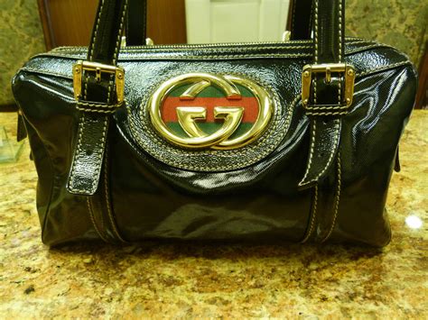 gucci black purse|authentic black gucci purse.